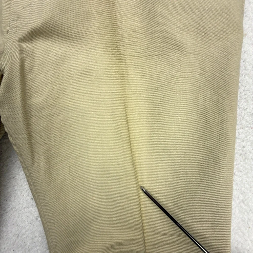 Vintage Levis 517 Sta-Prest Saddleman Boot Jeans Mens 40x32 Tan Beige NWT READ